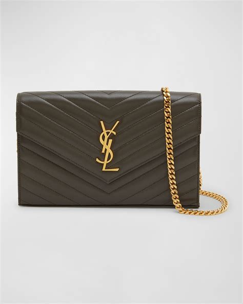 ysl chain wlet|YSL large wallet on chain.